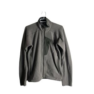 MEC Men's Gray Casual Performance Wear Fleece Hiking Jacket